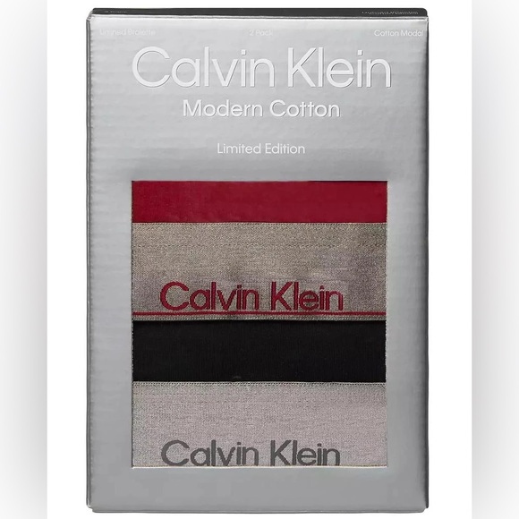 Calvin Klein Women's 2-Pk. Modern Cotton Unlined Bralette - Picture 5 of 10